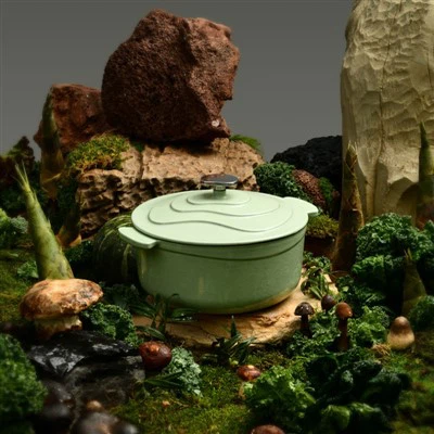 סירי בישול סטים מברזל יצוק תבשיל כלי בישול