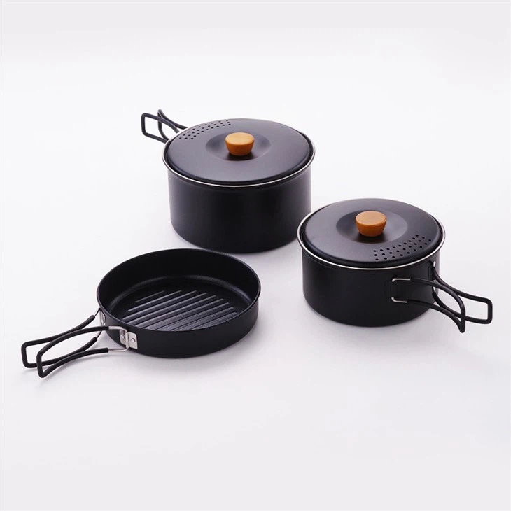 Stainless Steel Camping Pot Set